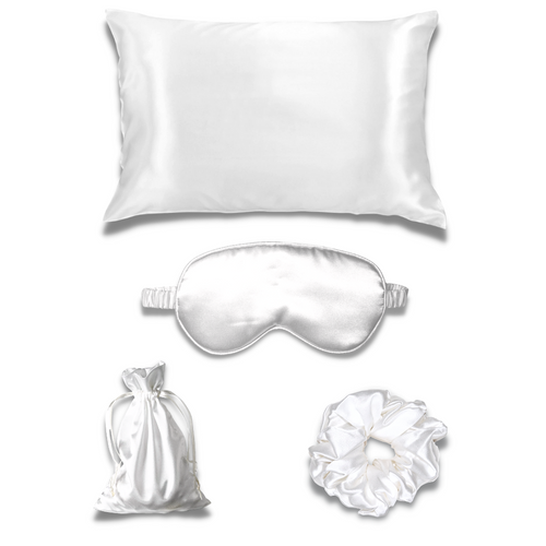 4-in-1 Butter Silk Gift Set | 100% Ice Silk - Pearl